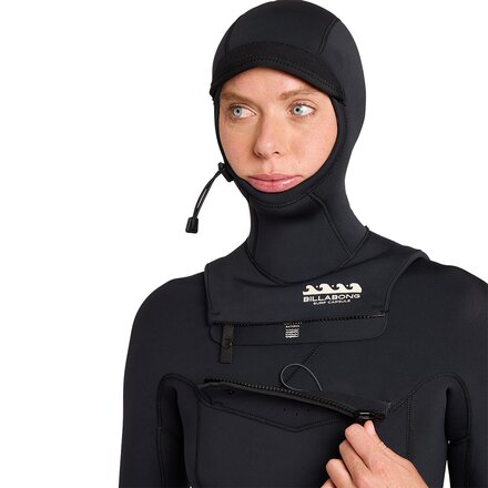 Billabong - 5/4 Salty Dayz Hooded Chest Zip Wetsuit - Women's