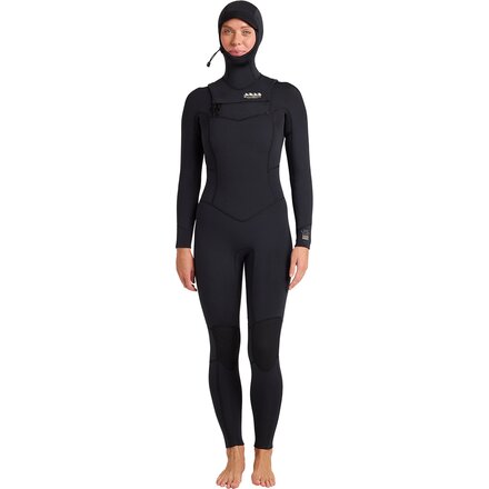 Billabong - 5/4 Salty Dayz Hooded Chest Zip Wetsuit - Women's