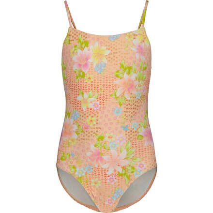 Crazy For Coral One-Piece Swimsuit - Girls'
