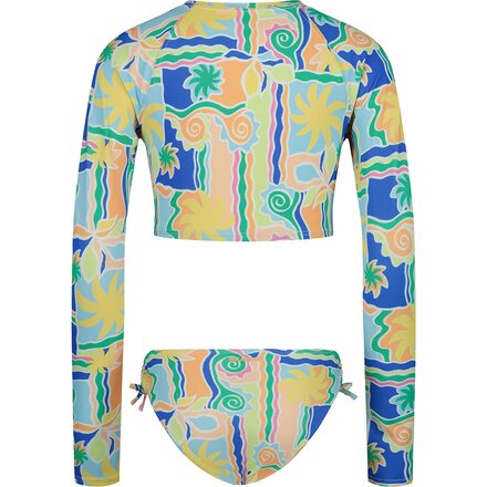 Billabong - Sol Playa Crop Rashguard 2-Piece Swimsuit Set - Girls'