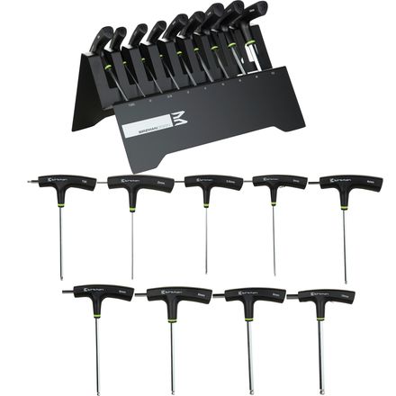 Birzman - T-Bar Hex Wrench Set w/ Stand - Black