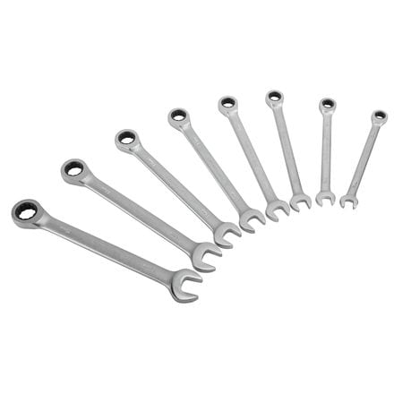 Birzman - Ratcheting Combo Wrench Set - Silver