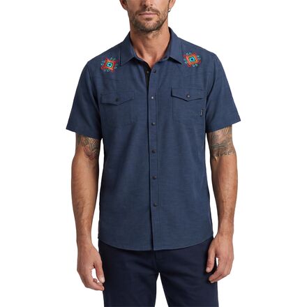 Dissident Western Snap Front Button Up Shirt - Men's