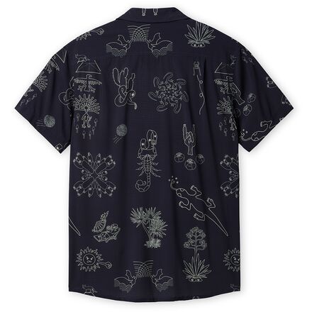 Baja Llama - Mojave Perforated Button Up Shirt - Men's