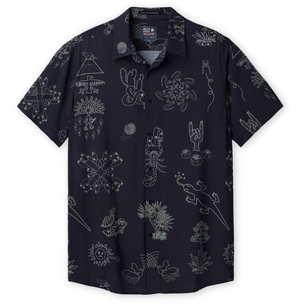 Baja Llama - Mojave Perforated Button Up Shirt - Men's