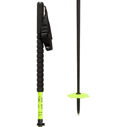 Black Crows - Duos Freebird Adjustable Ski Poles - Black/Yellow