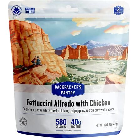 Backpacker's Pantry - Fettuccini Alfredo + Chicken - One Color