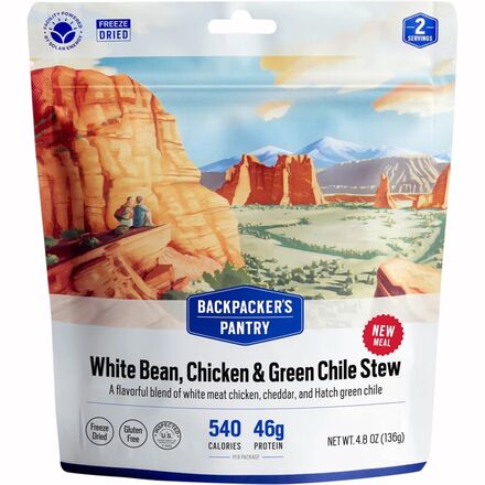 Backpacker's Pantry - White Bean Chicken & Green Chile Stew - One Color