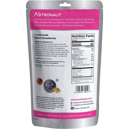 Backpacker's Pantry - Astronaut Strawberries