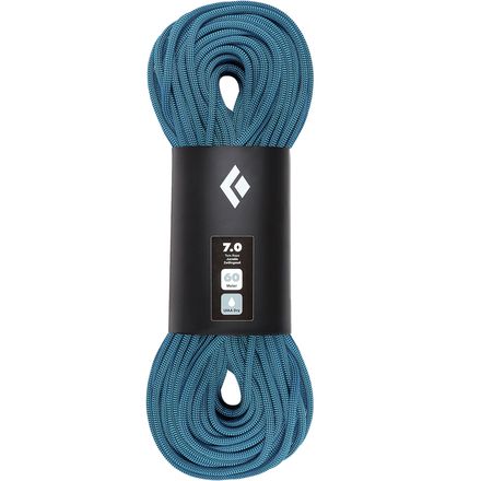 Black Diamond - 7.0 Dry Climbing Rope - Aqua