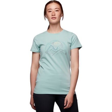 Black Diamond - Summit Scribble T-Shirt - Women's - Ice Blue