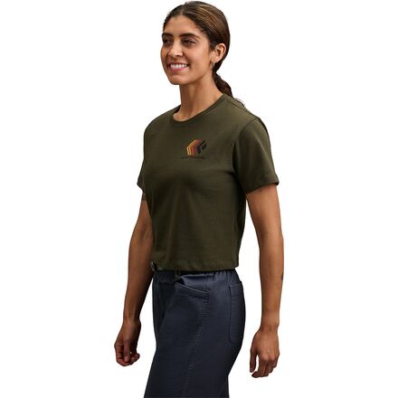 Black Diamond - Faded Crop T-Shirt - Women's