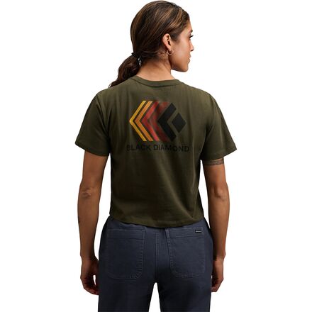 Black Diamond - Faded Crop T-Shirt - Women's