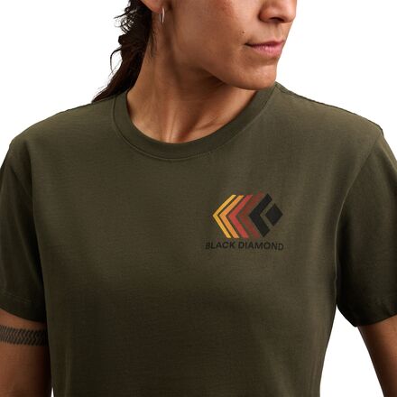 Black Diamond - Faded Crop T-Shirt - Women's