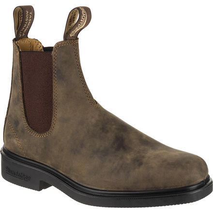 blundstone dress rustic brown