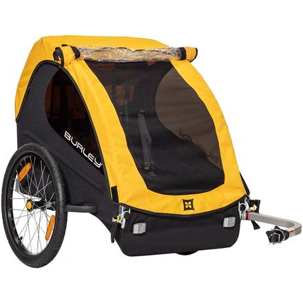 Burley - Bee 2-Seat Bike Trailer - Yellow/Black