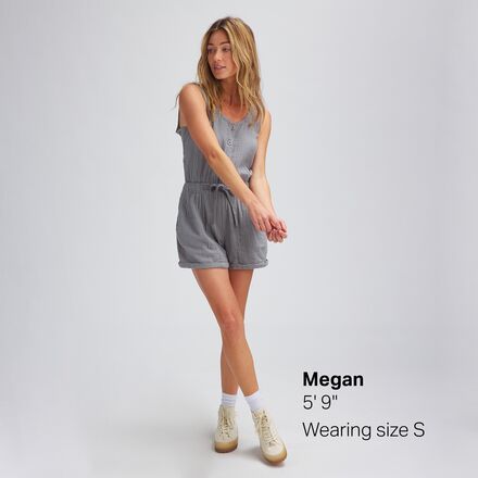 Basin and Range - Waffle Gauze Sleeveless Romper - Past Season - Women's
