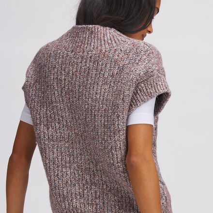 Basin and Range - Cable Sweater Vest - Marled - Past Season - Women's