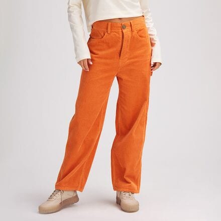 Basin and Range - Corduroy Worker Pant - Women's - Apricot Orange