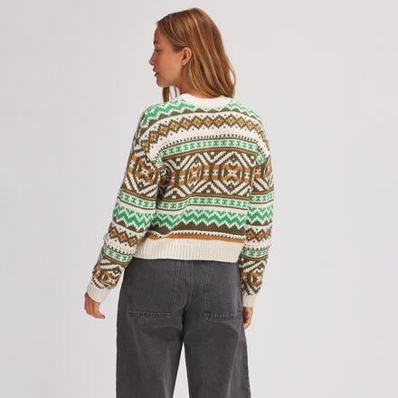 Basin and Range - Nordic Pattern Crewneck Sweater - Women's