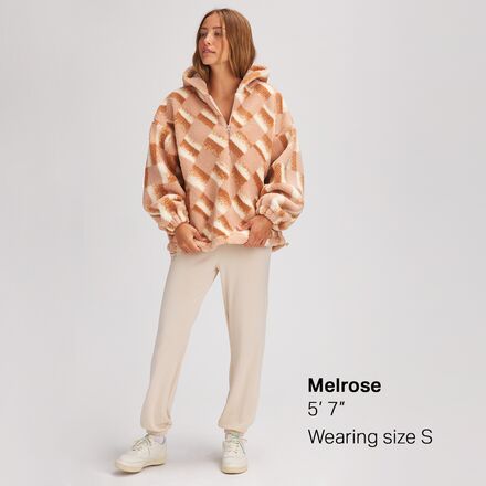 Basin and Range - Sherpa Printed Zip Hoodie - Women's
