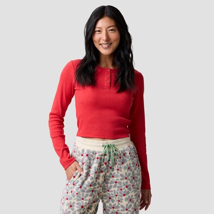 Remote Rib Knit Henley - Women's