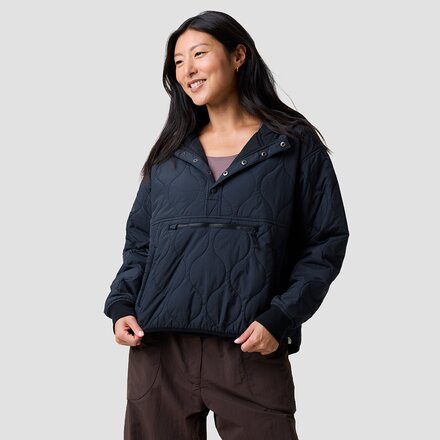 Car Camp Quilted 1/2 Snap Pullover - Women's