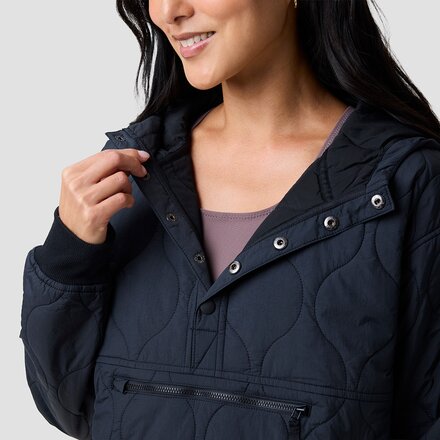 Basin and Range - Car Camp Quilted 1/2 Snap Pullover - Women's
