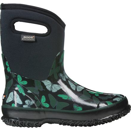 Bogs Women's Classic Mid Winter Blooms Waterproof Boot - Insulated Winter Boots With Removable Insole - View #9