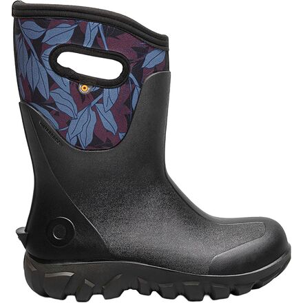 Classic Seamless Mid - Outline Leaves Boot - Women's