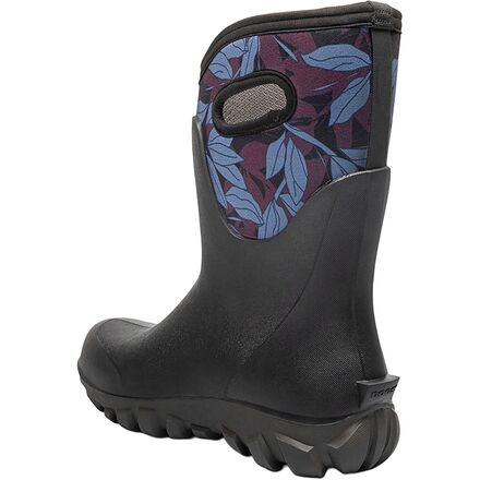 Bogs - Classic Seamless Mid - Outline Leaves Boot - Women's