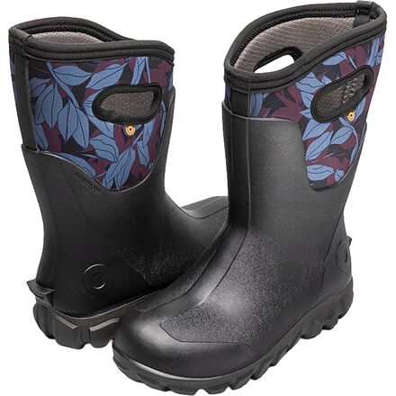 Bogs - Classic Seamless Mid - Outline Leaves Boot - Women's