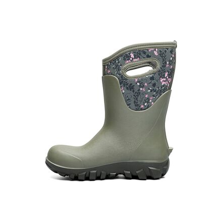 Bogs - Classic Seamless Mid - Demure Floral Boot - Women's