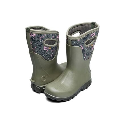 Bogs - Classic Seamless Mid - Demure Floral Boot - Women's