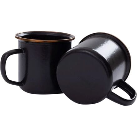 Barebones - Barebones Enamel Mug Set - Charcoal