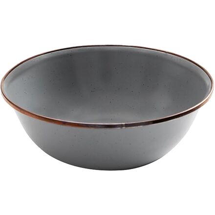 Barebones - Enamel Bowl - Grey/Copper