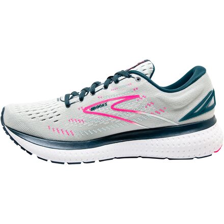 Brooks - Glycerin 19 Running Shoe - Women's - Ice Flow/Navy/Pink