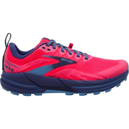 Brooks - Cascadia 16 Running Shoe - Women's - Pink/Flambe/Cobalt