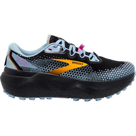 Brooks - Caldera 6 Trail Running Shoe - Women's - Black/Blue/Yellow