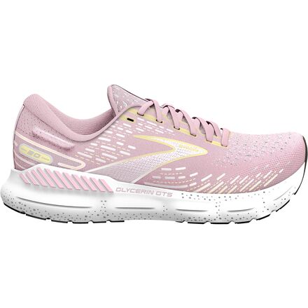 Brooks - Glycerin GTS 20 Running Shoe - Wide - Women's - Pink/Yellow/White