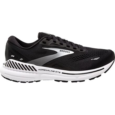 Brooks - Adrenaline GTS 23 Running Shoe - Women's - Black/White/Silver