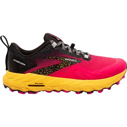 Brooks - Cascadia 17 Trail Running Shoe - Women's - Diva Pink/Black/Lemon Chrome