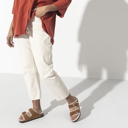 Birkenstock - Arizona Shearling Lined Narrow Sandal - Women's