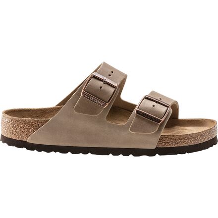 Birkenstock - Arizona Soft Footbed Leather Sandal - Men's - Tobacco Brown