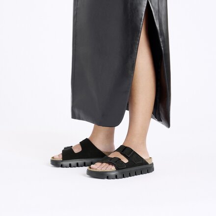 Birkenstock - Arizona Chunky Suede Narrow Sandal - Women's