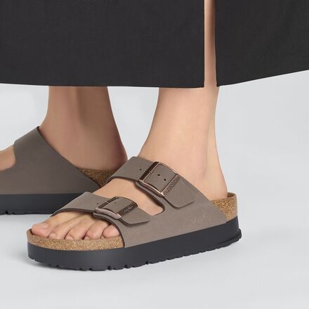 Birkenstock - Arizona Platform Vegan Narrow Sandal - Women's