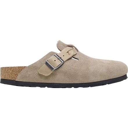 Boston Braid Suede Oiled Leather Narrow Clog - Women's