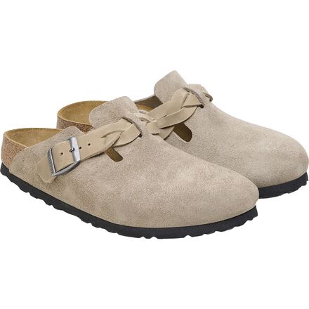 Birkenstock - Boston Braid Suede Oiled Leather Narrow Clog - Women's