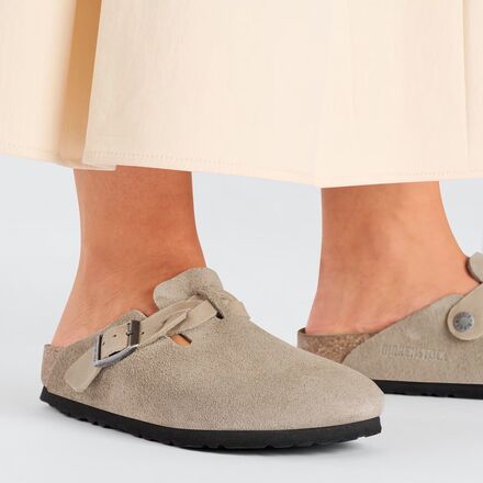 Birkenstock - Boston Braid Suede Oiled Leather Narrow Clog - Women's