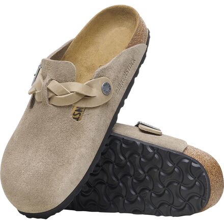 Birkenstock - Boston Braid Suede Oiled Leather Narrow Clog - Women's
